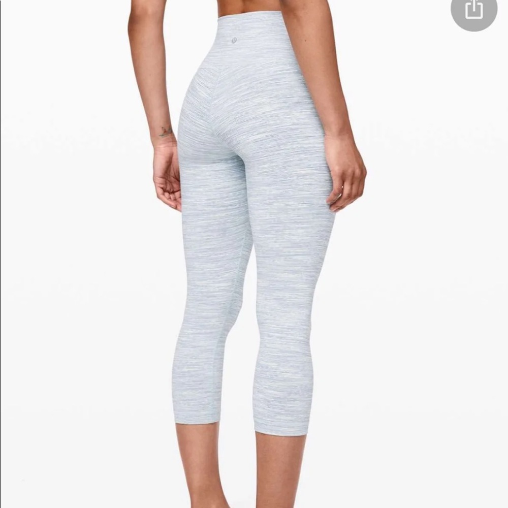 Lululemon wunder under high rise crop 21”